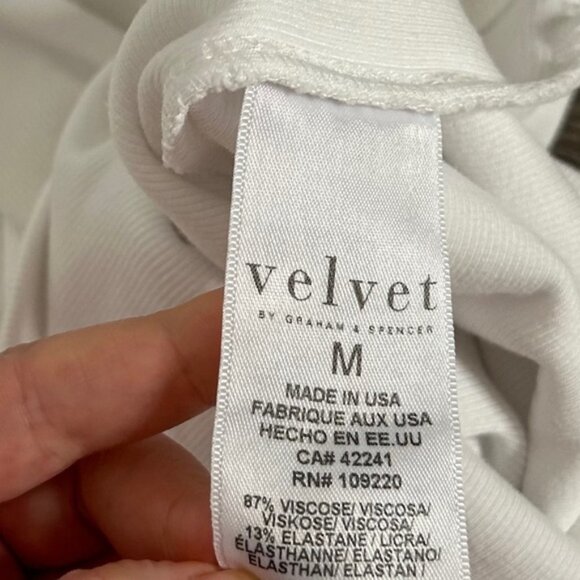 Anthropologie Velvet by Graham & Spencer Talisia Top Mock Neck Turtleneck Size M - Picture 12 of 16